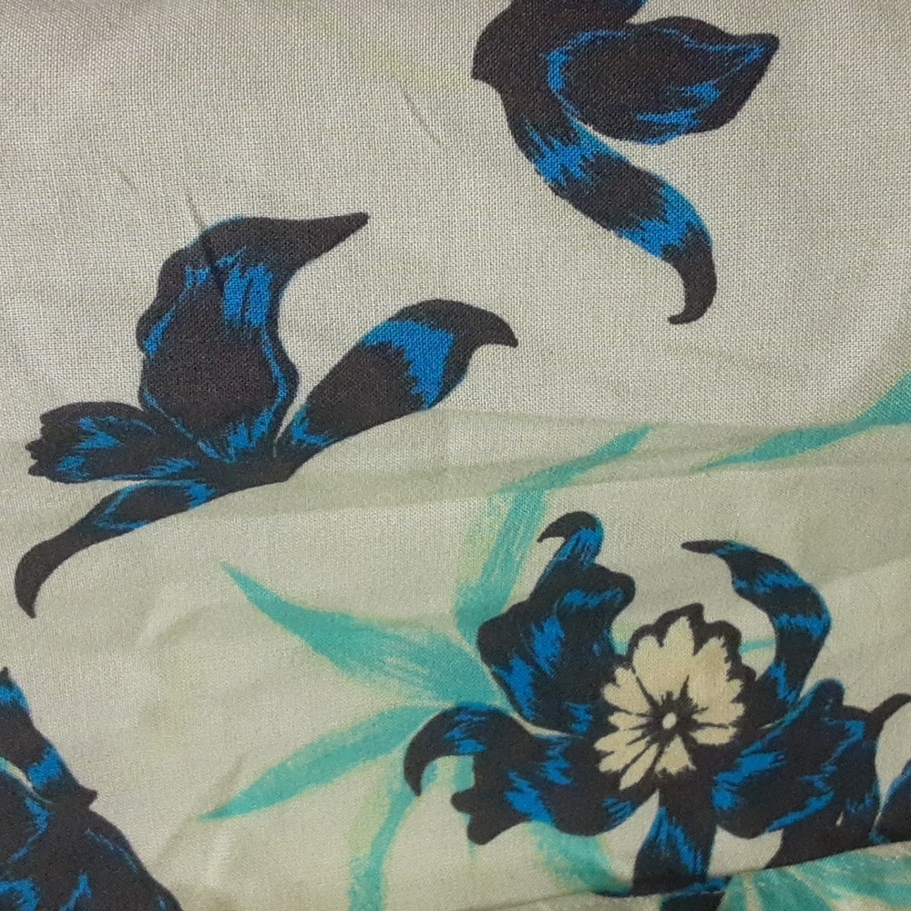 Volcom Green And Blue Hawaiian Shirt. Size Medium. New With Tags. - Picture 3 of 10